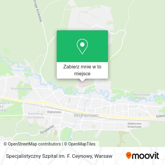 Mapa Specjalistyczny Szpital im. F. Ceynowy