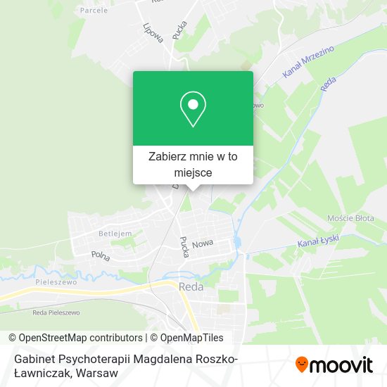 Mapa Gabinet Psychoterapii Magdalena Roszko-Ławniczak