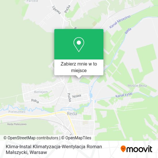 Mapa Klima-Instal Klimatyzacja-Wentylacja Roman Małszycki