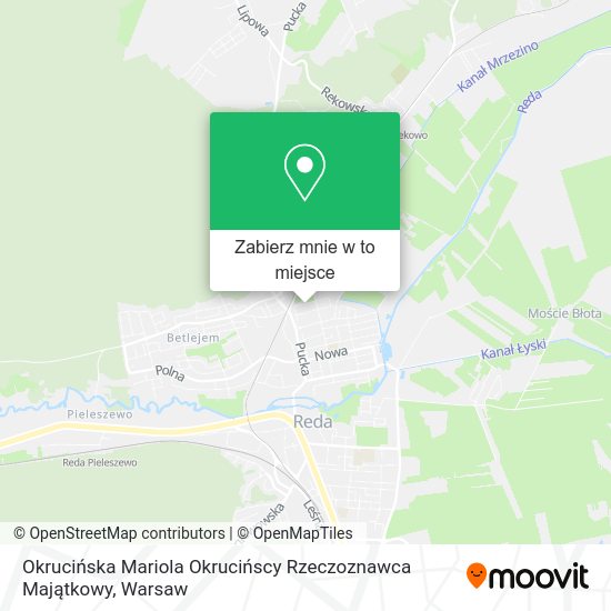 Mapa Okrucińska Mariola Okrucińscy Rzeczoznawca Majątkowy