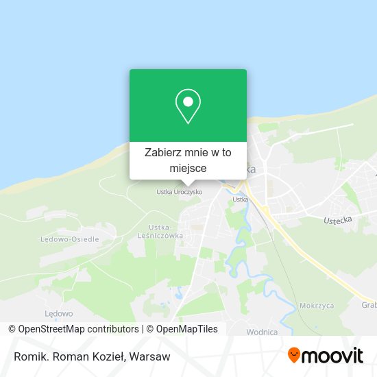 Mapa Romik. Roman Kozieł