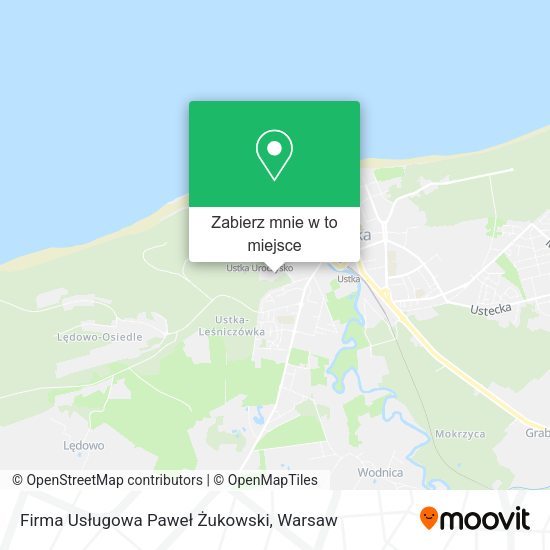 Mapa Firma Usługowa Paweł Żukowski