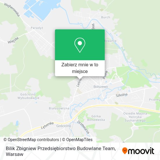 Mapa Bilik Zbigniew Przedsiębiorstwo Budowlane Team