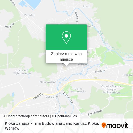 Mapa Kloka Janusz Firma Budowlana Jano Kanusz Kloka