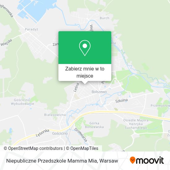 Mapa Niepubliczne Przedszkole Mamma Mia