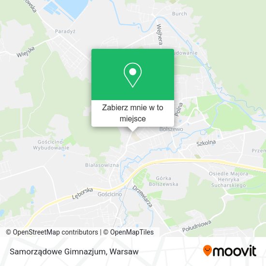 Mapa Samorządowe Gimnazjum