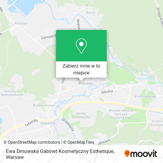 Mapa Ewa Dmowska Gabinet Kosmetyczny Esthetique