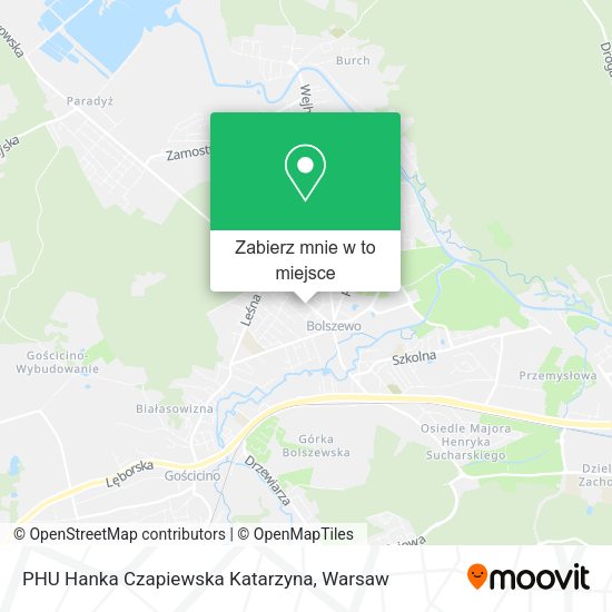 Mapa PHU Hanka Czapiewska Katarzyna