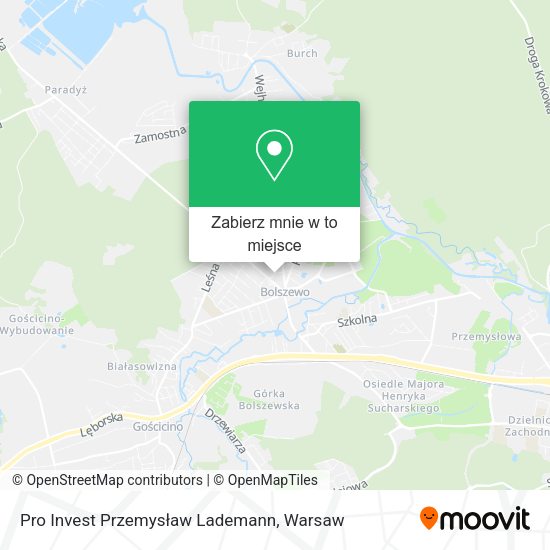 Mapa Pro Invest Przemysław Lademann