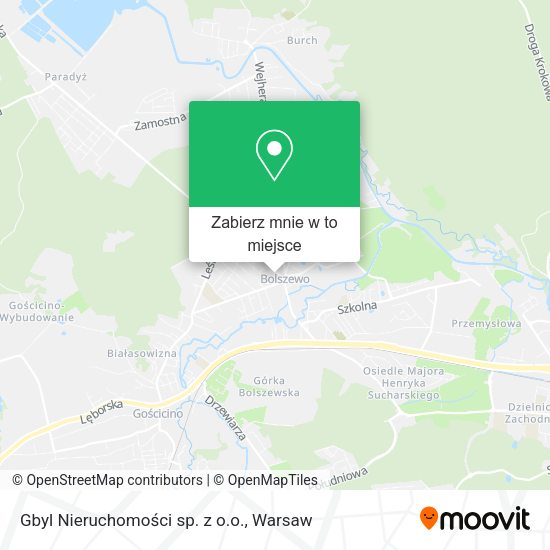 Mapa Gbyl Nieruchomości sp. z o.o.