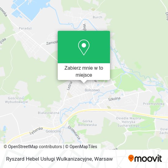 Mapa Ryszard Hebel Usługi Wulkanizacyjne