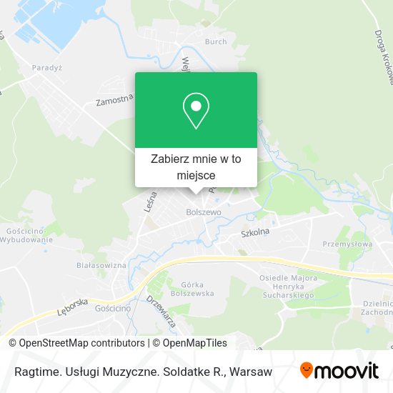 Mapa Ragtime. Usługi Muzyczne. Soldatke R.