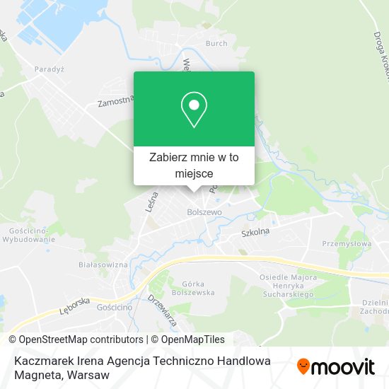 Mapa Kaczmarek Irena Agencja Techniczno Handlowa Magneta