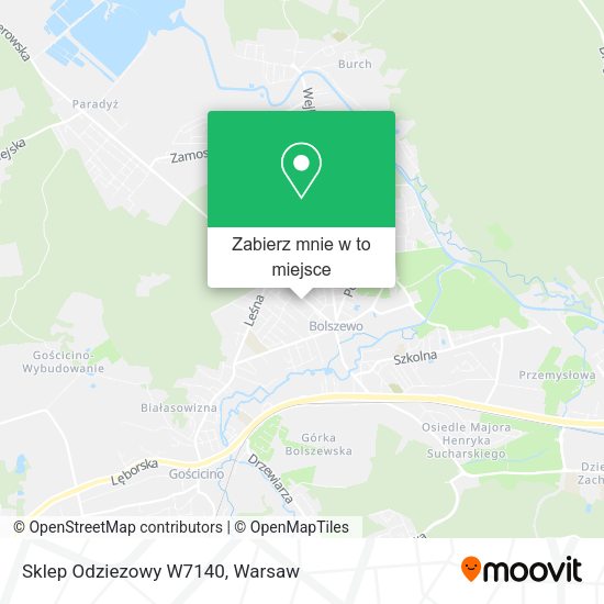 Mapa Sklep Odziezowy W7140