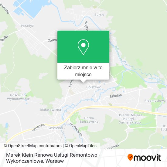 Mapa Marek Klein Renowa Usługi Remontowo - Wykończeniowe