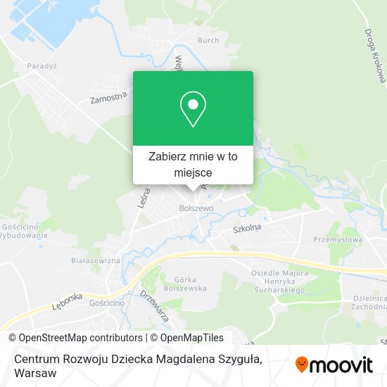 Mapa Centrum Rozwoju Dziecka Magdalena Szyguła