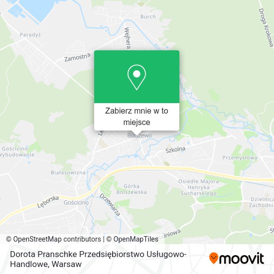 Mapa Dorota Pranschke Przedsiębiorstwo Usługowo-Handlowe