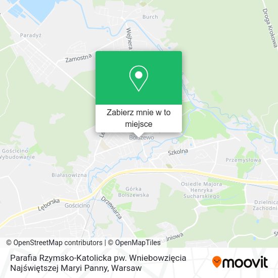 Mapa Parafia Rzymsko-Katolicka pw. Wniebowzięcia Najświętszej Maryi Panny