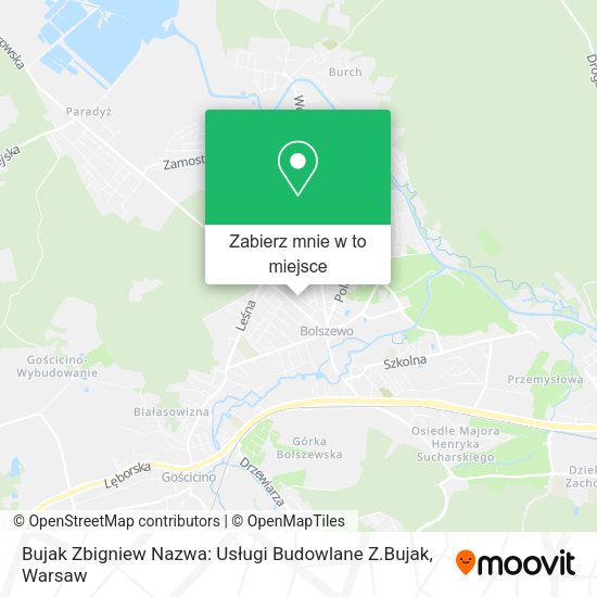 Mapa Bujak Zbigniew Nazwa: Usługi Budowlane Z.Bujak