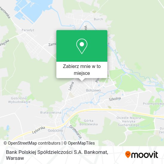 Mapa Bank Polskiej Spółdzielczości S.A. Bankomat