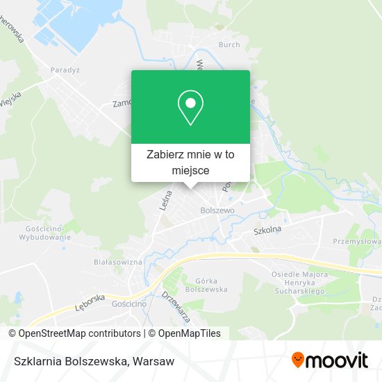 Mapa Szklarnia Bolszewska