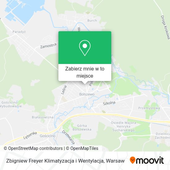 Mapa Zbigniew Freyer Klimatyzacja i Wentylacja