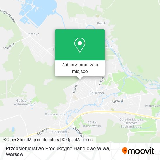 Mapa Przedsiebiorstwo Produkcyjno Handlowe Wiwa