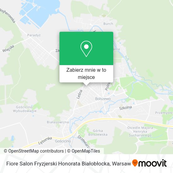 Mapa Fiore Salon Fryzjerski Honorata Białobłocka