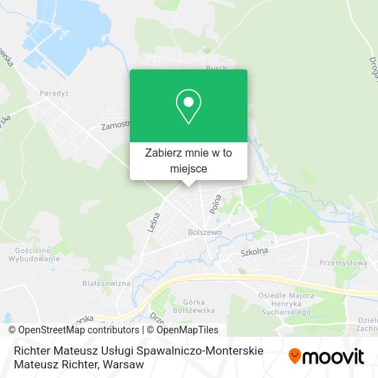 Mapa Richter Mateusz Usługi Spawalniczo-Monterskie Mateusz Richter