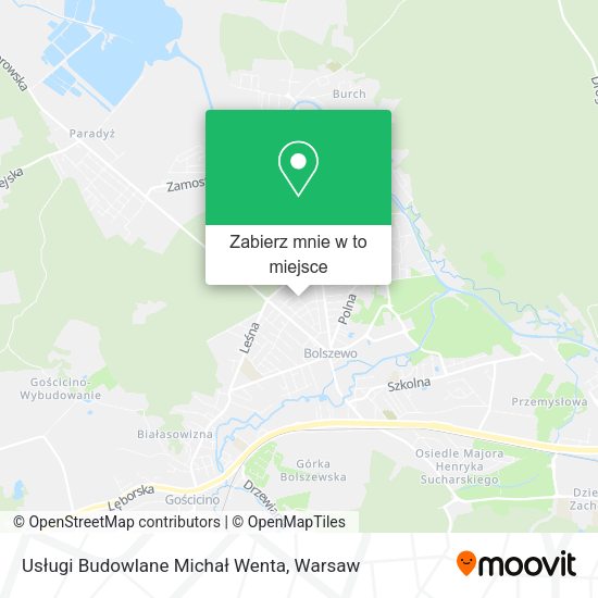 Mapa Usługi Budowlane Michał Wenta