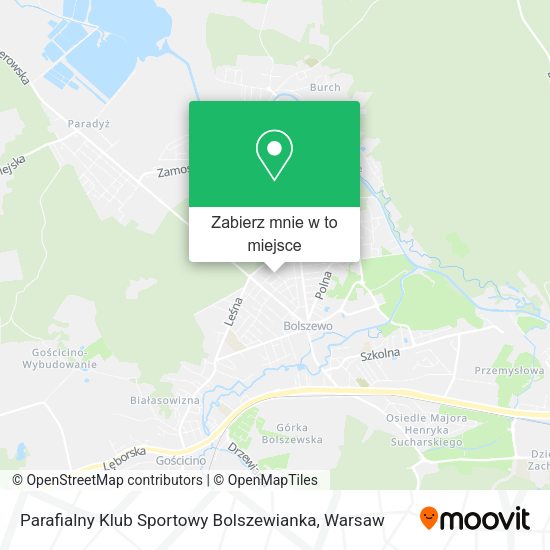 Mapa Parafialny Klub Sportowy Bolszewianka