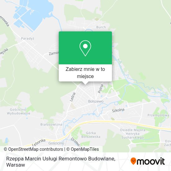 Mapa Rzeppa Marcin Usługi Remontowo Budowlane