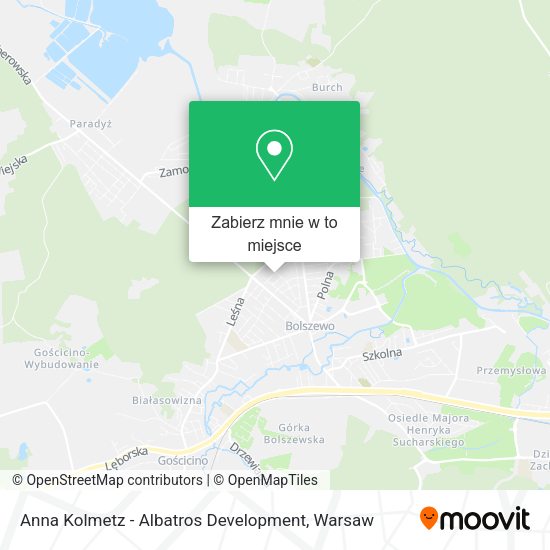 Mapa Anna Kolmetz - Albatros Development