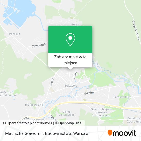 Mapa Maciszka Sławomir. Budownictwo