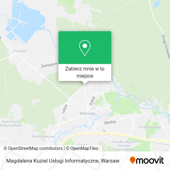 Mapa Magdalena Kuziel Usługi Informatyczne