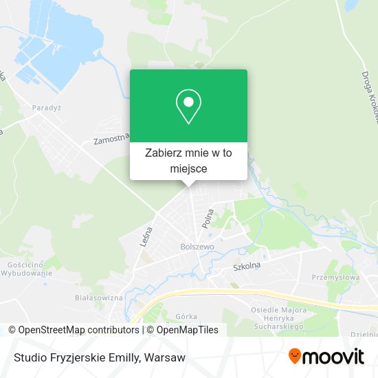 Mapa Studio Fryzjerskie Emilly