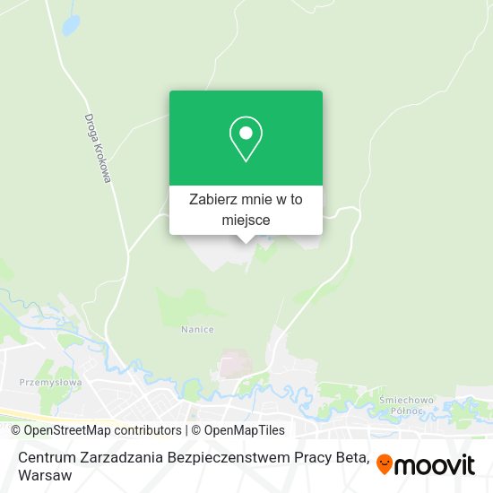 Mapa Centrum Zarzadzania Bezpieczenstwem Pracy Beta