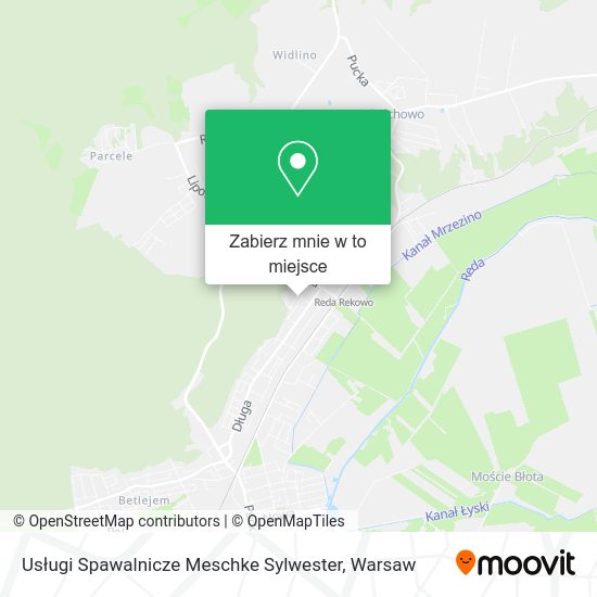 Mapa Usługi Spawalnicze Meschke Sylwester