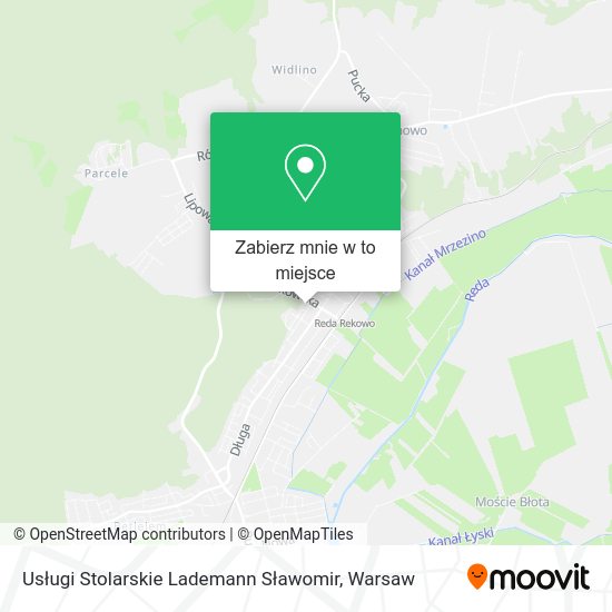 Mapa Usługi Stolarskie Lademann Sławomir