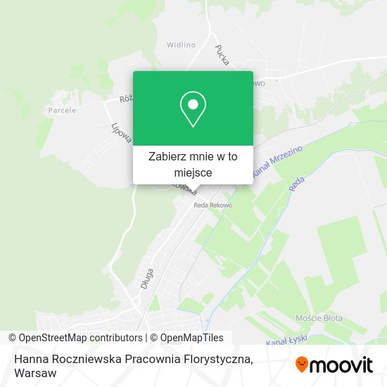 Mapa Hanna Roczniewska Pracownia Florystyczna