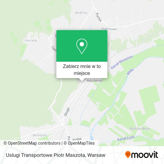 Mapa Uslugi Transportowe Piotr Maszota