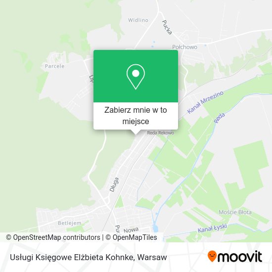 Mapa Usługi Księgowe Elżbieta Kohnke