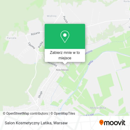 Mapa Salon Kosmetyczny Latika