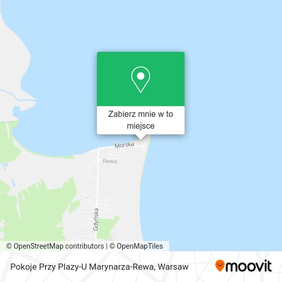 Mapa Pokoje Przy Plazy-U Marynarza-Rewa