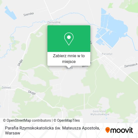 Mapa Parafia Rzymskokatolicka św. Mateusza Apostoła