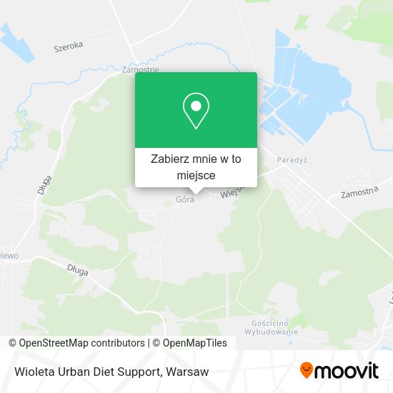 Mapa Wioleta Urban Diet Support