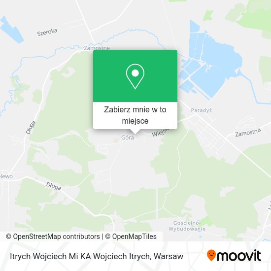 Mapa Itrych Wojciech Mi KA Wojciech Itrych