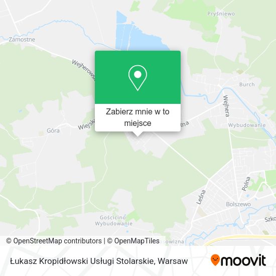 Mapa Łukasz Kropidłowski Usługi Stolarskie