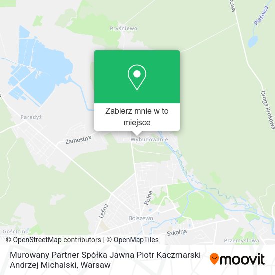 Mapa Murowany Partner Spółka Jawna Piotr Kaczmarski Andrzej Michalski