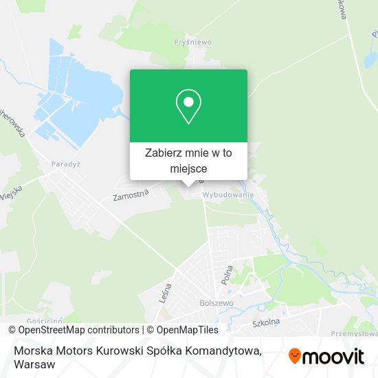 Mapa Morska Motors Kurowski Spółka Komandytowa